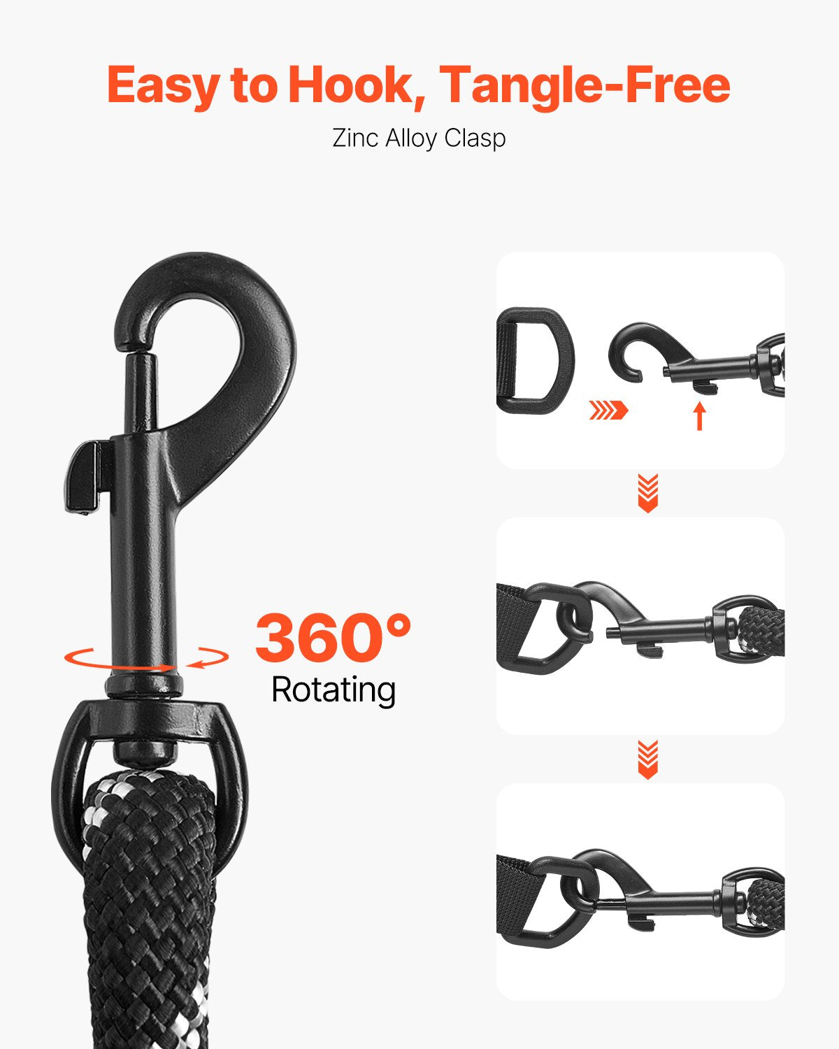 6 ft Reflective Rope Leash