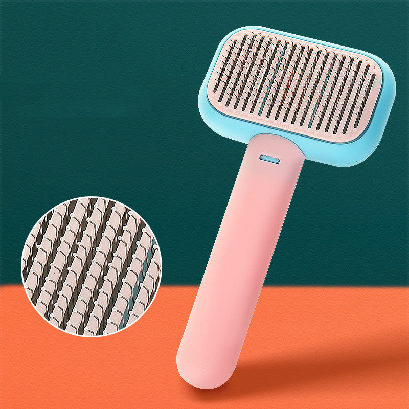 Pet Grooming Open-Knot Comb with Stainless Steel Pins